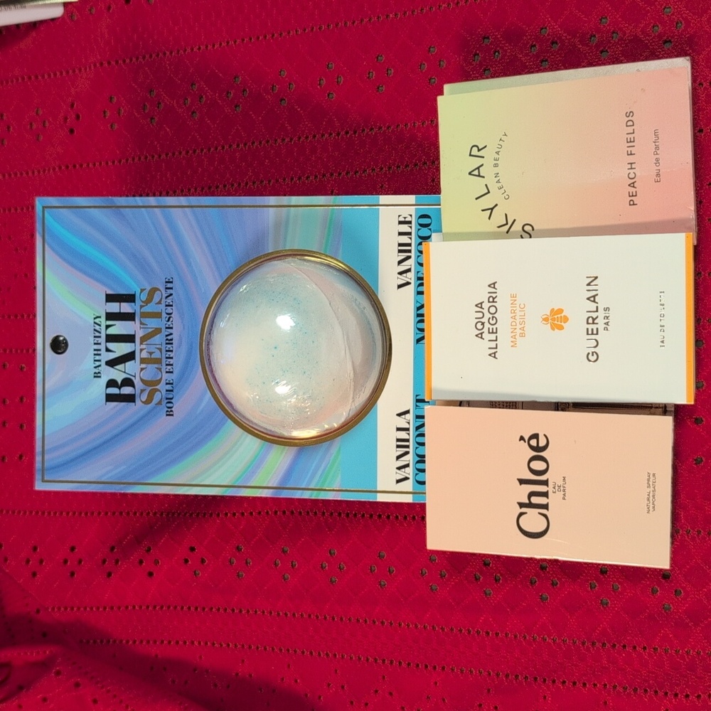 New Vanilla Coconut Bath Fizzy & Premium Perfume
